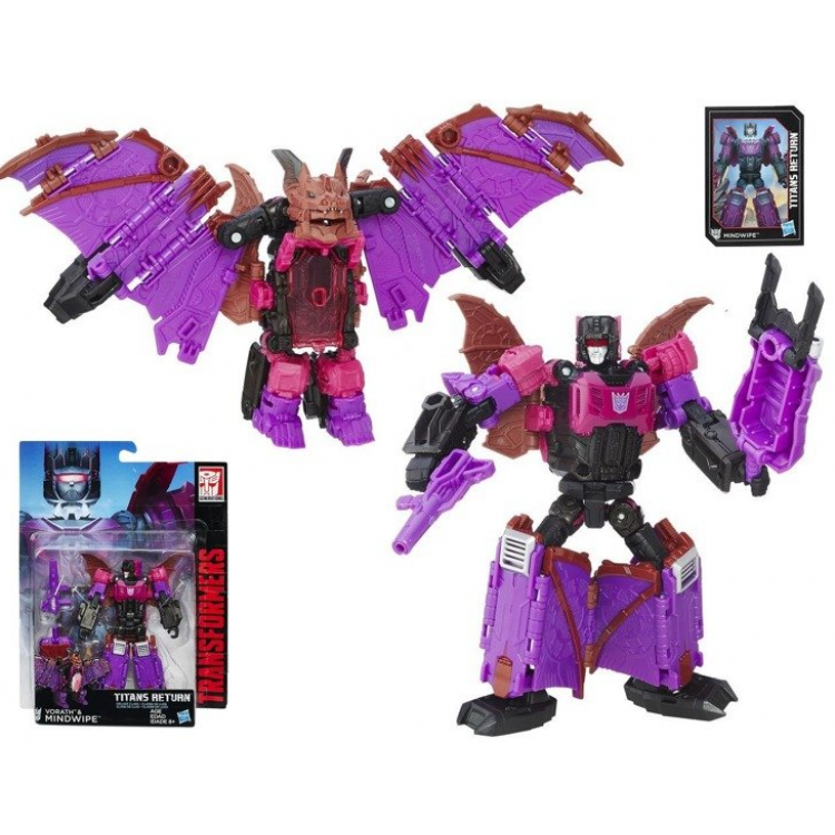 Transformers Vorath Mindwipe Titans fialovo-čierny